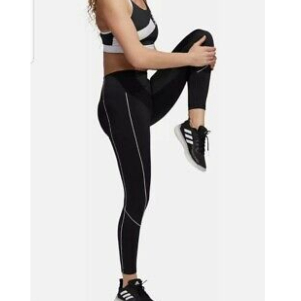 Adidas Black 7/8 Training Tigt Fit